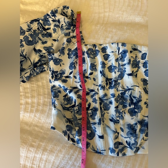 Abercrombie puff sleeve crop top M - Picture 7 of 9